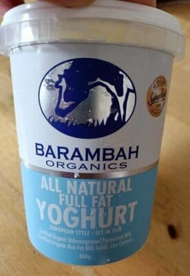 All Natural Full Fat Yoghurt