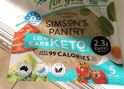 Low carb Keto wraps