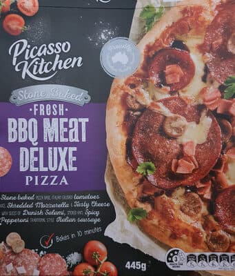BBQ Meat Deluxe Pizza