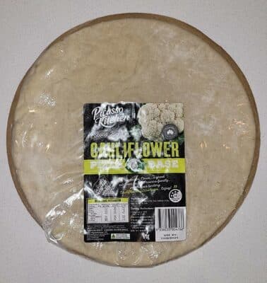 Cauliflower pizza base