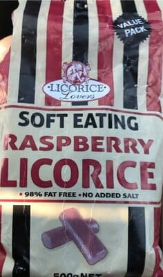 Soft Eating Raspberry Licorice
