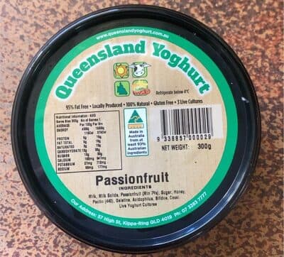 Passionfryit yoghurt