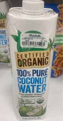 Certified Organic Coconut Water