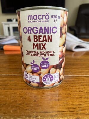 Organic 4 bean mix