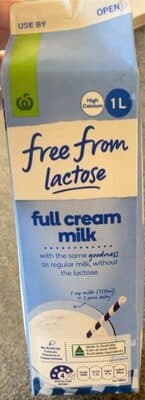 Full cream milk