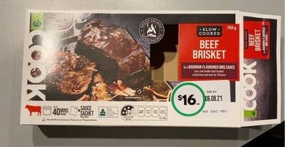 Slow Cooked Beef Brisket in a Bourbon Flavoured BBQ Sauce