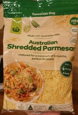 Australian Shredded Parmesan