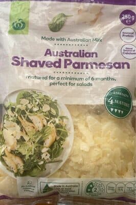 Australian shaved Parmesan
