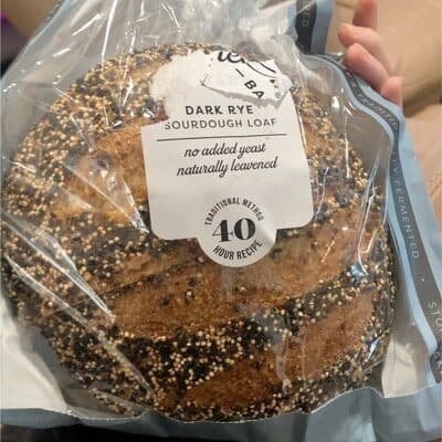 Dark Rye Sourdough Loaf