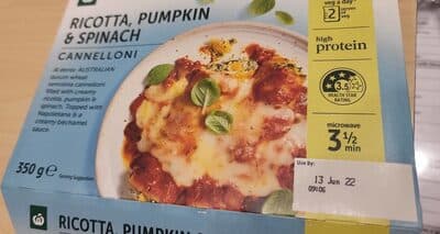 Ricotta Pumpkin Spinach Cannelloni