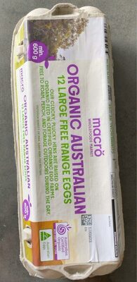 Organic Australian Large Eggs