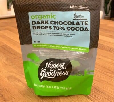 Dark Chocolate Drops 70% cocoa