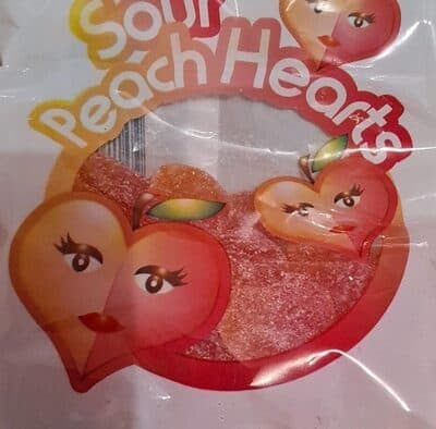 Sour peach heart