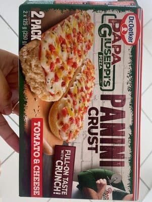Panini crust tomato&cheese