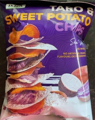 Taro sweet potato chips