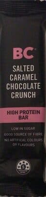 salted caramel chocolate crunch protein bar
