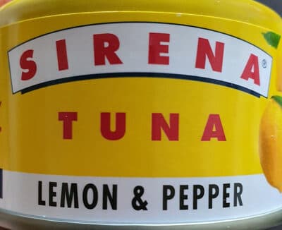 Lemon and Pepper Tuna in Oil