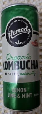 Lemon Lime and Mint Kombucha