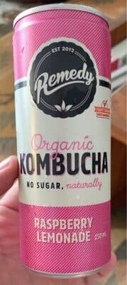 Remedy Organic Kombucha Raspberry Lemonade