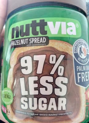 Nuttvia Hazelnut Spread