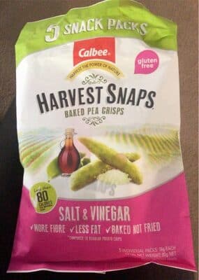 Baked Pea Crisps