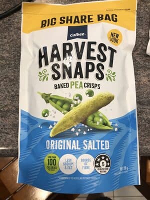 Baked Pea Crisps