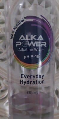 Alkapower alkaline water