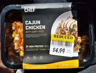 Cajun chicken with dirty rice