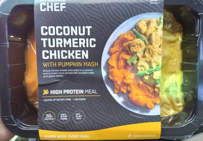 Coconut Tumeric Chicken with Pumpkin Mash