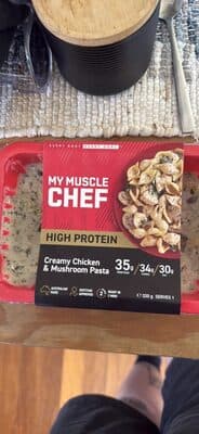 Creamy Chicken & Mushroom Pasta
