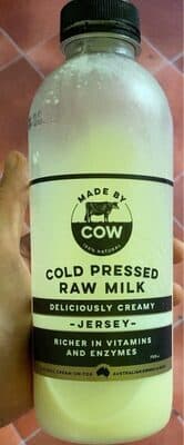 Cold Pressed Raw Milk