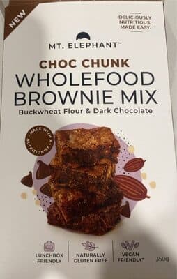 Choc Chunk Wholefood Brownie Mix