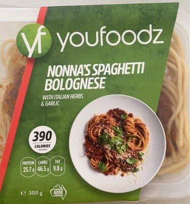 Nonnas Spaghetti Bolognese