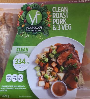 Clean Roast Pork & Veg