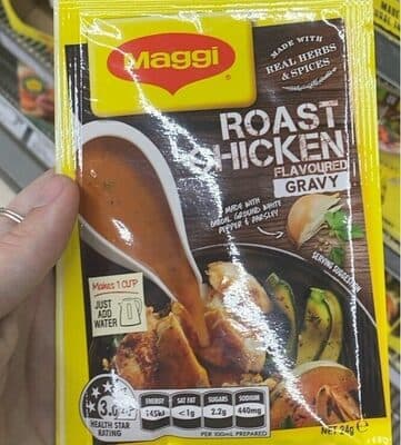 Roast chicken gravy