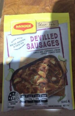 Devilled Sausages