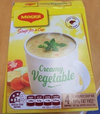 Soupe lgumes crmeux