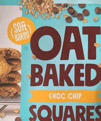 Oat Baked Squares Choc Chip