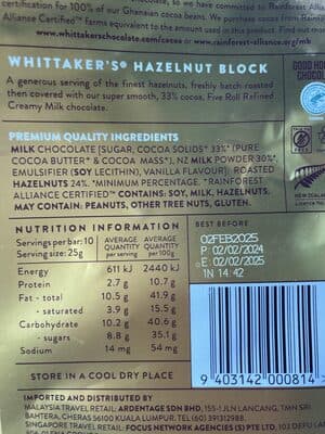 Hazelnut Chocolate