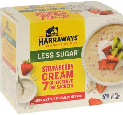 Harraways Oats Quick Strawberry Cream