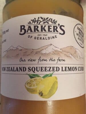 New Zealand Squeezed Lemon Curd