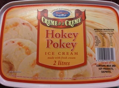 Creme de la Creme Hokey Pokey Ice Cream