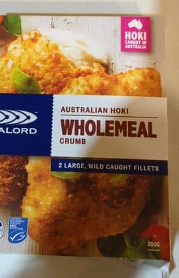 Australian Hoki wholemeal crumb