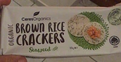 Brown Rice Crackers Seaweed