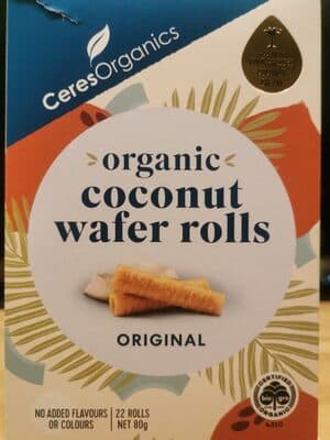 Coconut Wafer Rolls