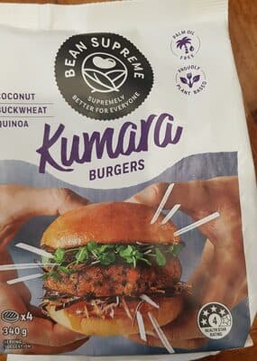 Black Bean Kumara Burgers