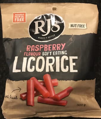 Raspberry Flavour Soft Eating Licorice