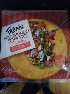 Mediterranean Tomato Wraps