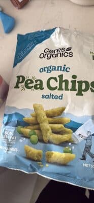 organic Pea Chips salted