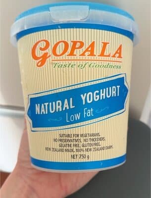 Natural yoghurt low fat